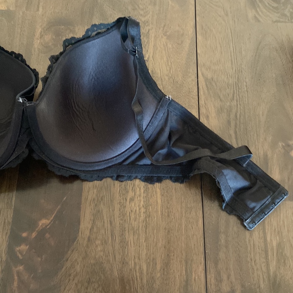 Smart and Sexy 42C black lace bra style SA965 like new - Picture 6 of 10